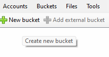 S3Browser New bucket